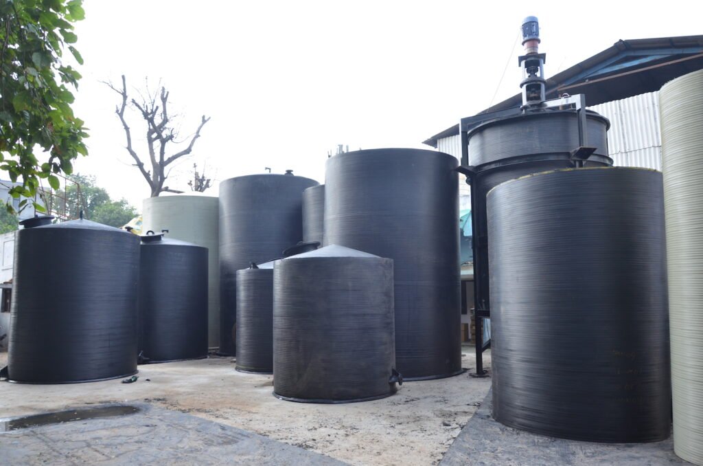 spiral storage tank